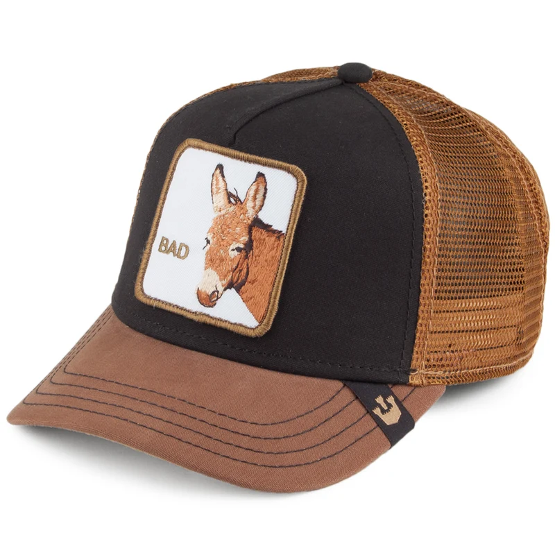 Casquette Trucker Bad Ass noir-marron GOORIN