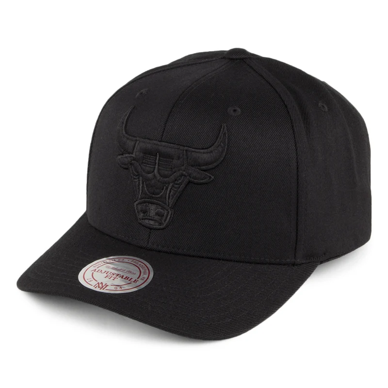 Casquette à Calotte Haute 110 Tonal Logo Chicago Bulls noir MITCHELL & NESS