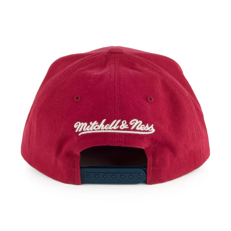 Casquette Snapback Cleveland Cavaliers bordeaux-marine MITCHELL & NESS