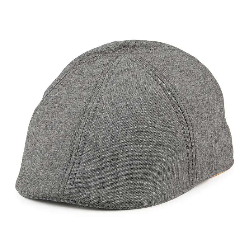 Casquette Plate en Coton Mr. Bang noir délavé GOORIN