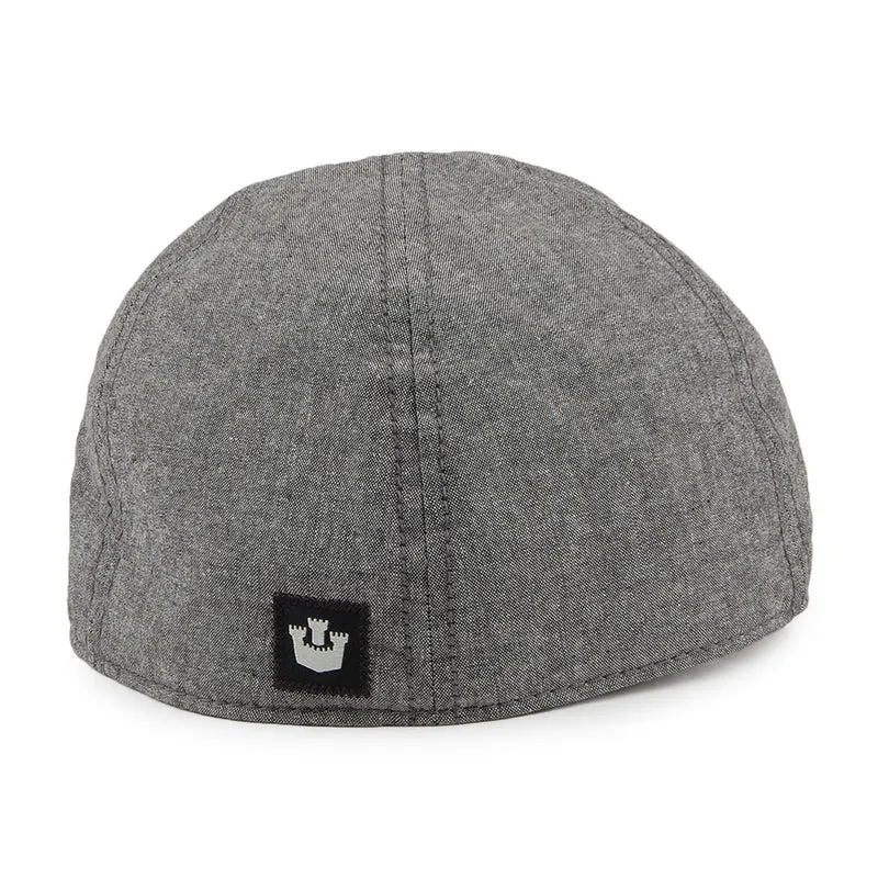 Casquette Plate en Coton Mr. Bang noir délavé GOORIN