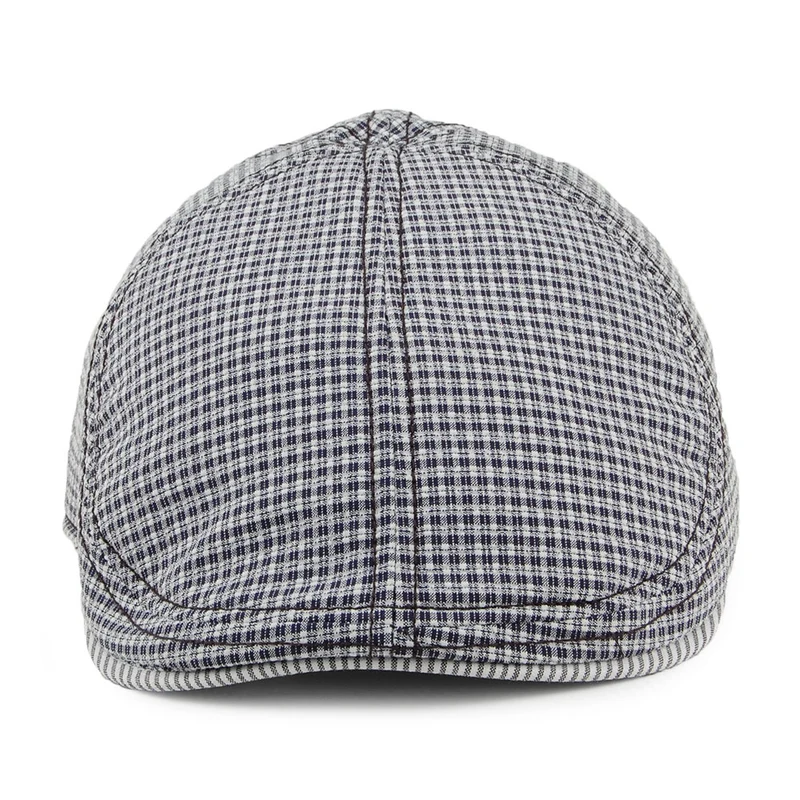 Casquette Plate à Carreaux Fridays gris GOORIN