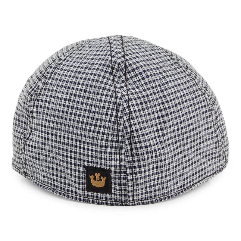 Casquette Plate à Carreaux Fridays gris GOORIN