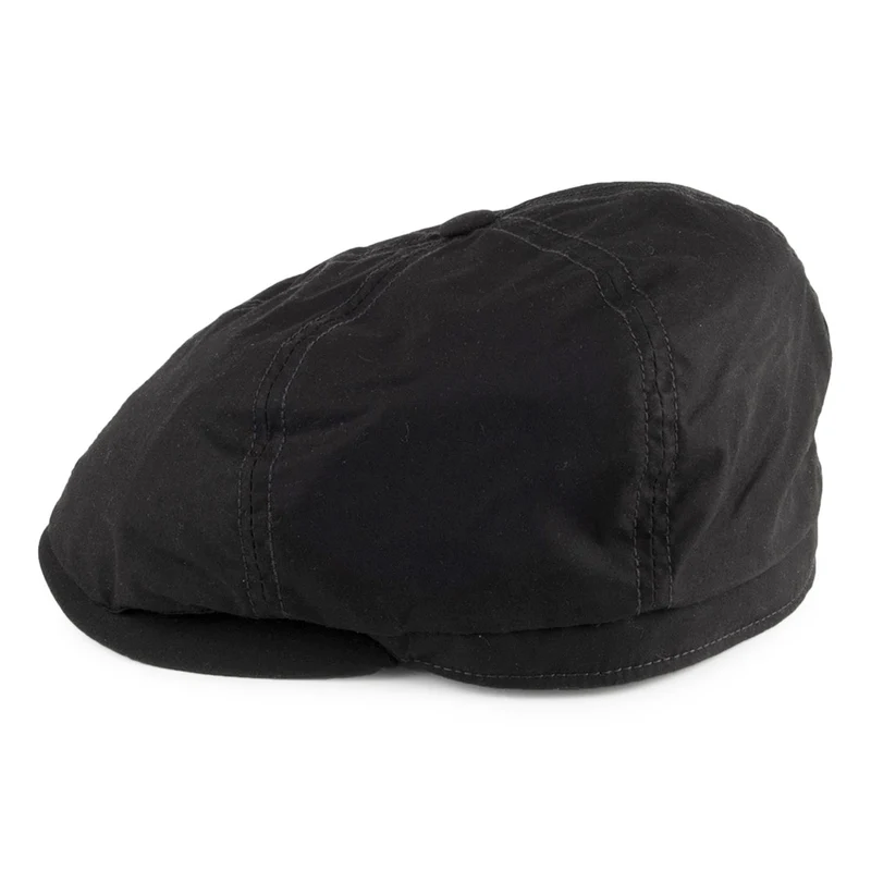 Casquette Gavroche Cirée Hudson noir FAILSWORTH