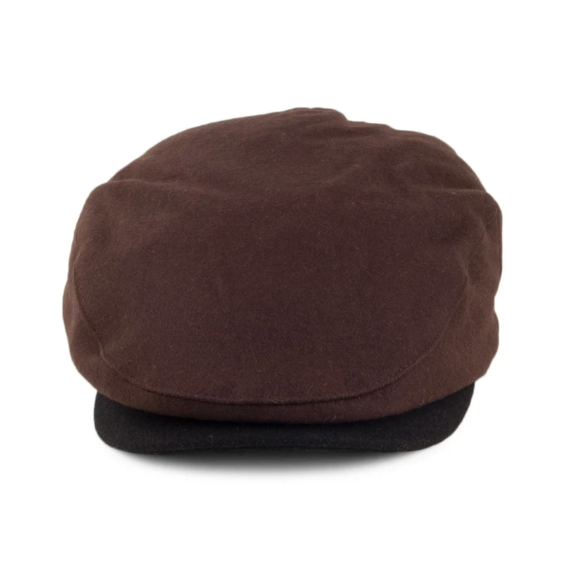 Casquette Plate Hooligan marron-noir BRIXTON