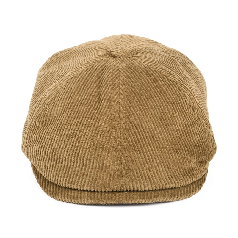 Casquette Gavroche en Velours Côtelé Hudson beige sable FAILSWORTH