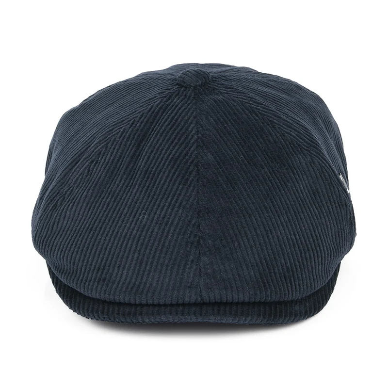 Casquette Gavroche en Velours Côtelé Hudson bleu marine FAILSWORTH