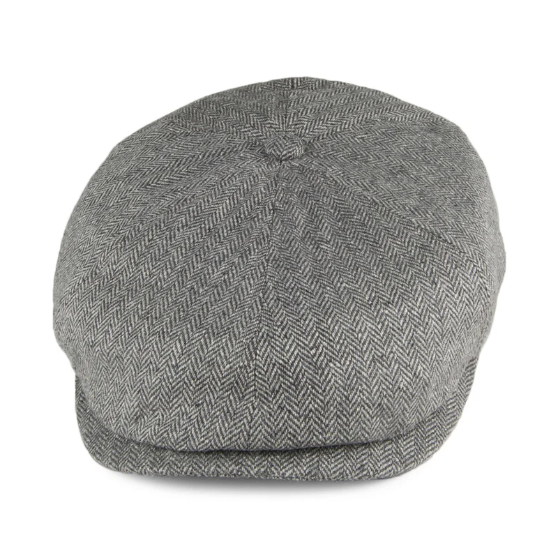 Casquette Gavroche en Soie Mélangée Hudson gris FAILSWORTH