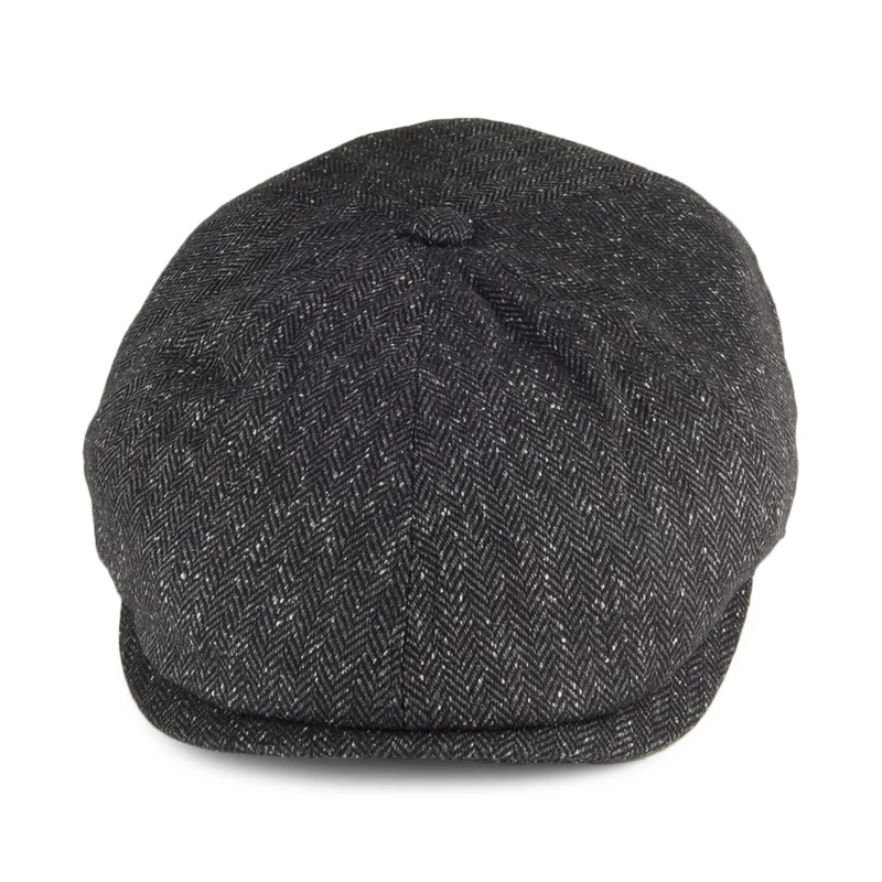 Casquette Gavroche en Soie Mélangée Hudson noir FAILSWORTH