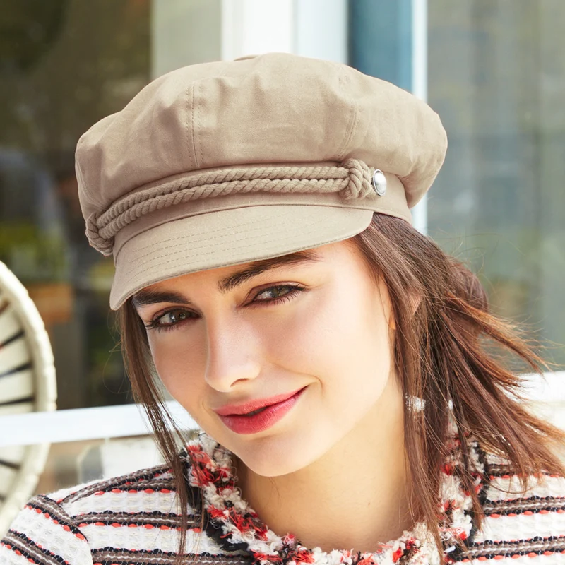 Casquette Gavroche de Marin khaki BETMAR