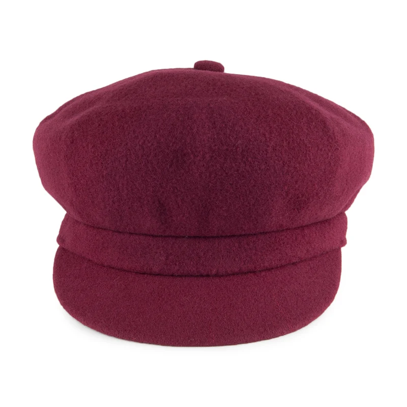 Casquette Gavroche en Laine Spitfire vin KANGOL