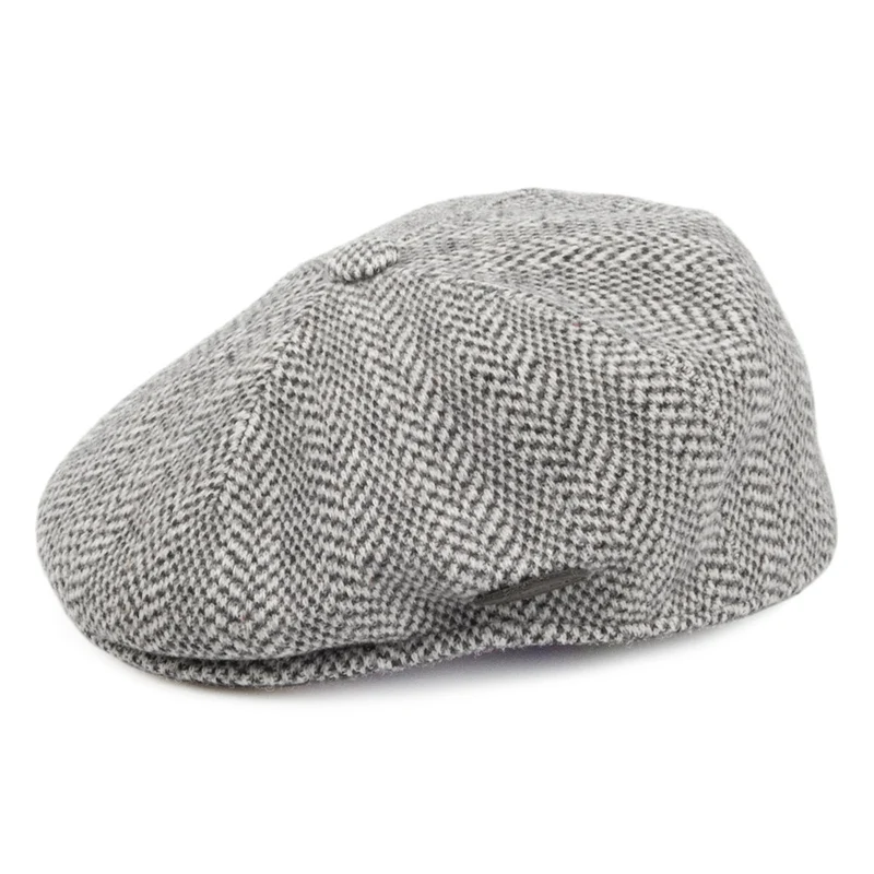 Casquette Plate à Chevrons gris KANGOL