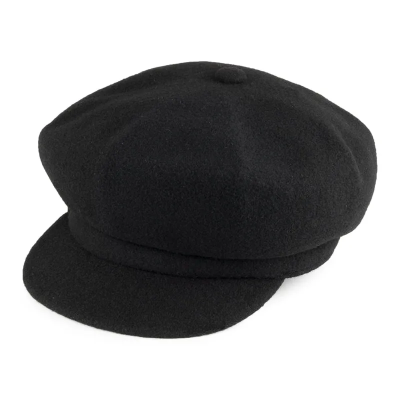 Casquette Gavroche en Laine Spitfire noir KANGOL