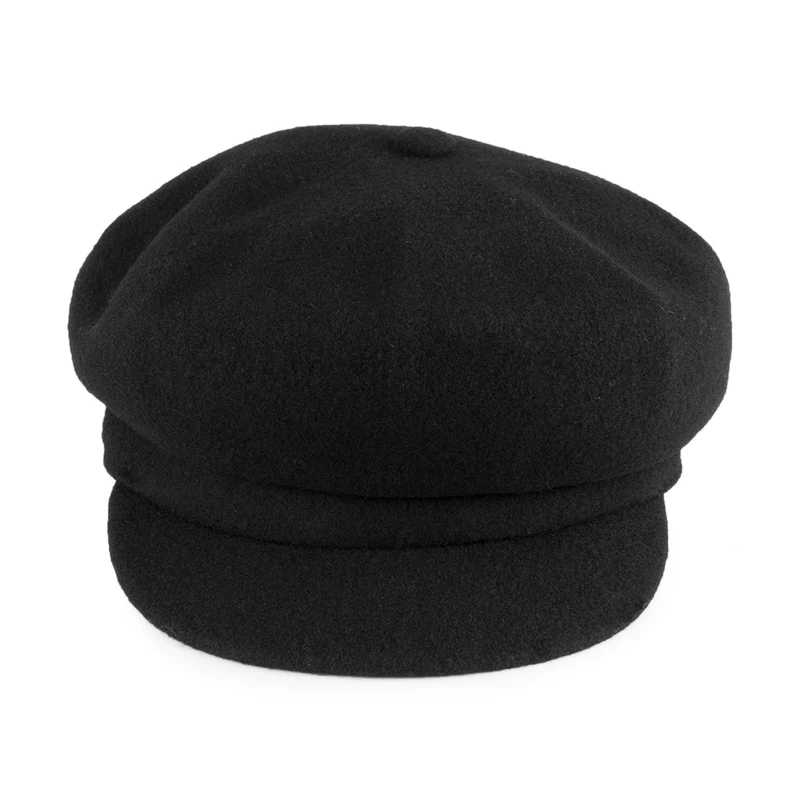Casquette Gavroche en Laine Spitfire noir KANGOL