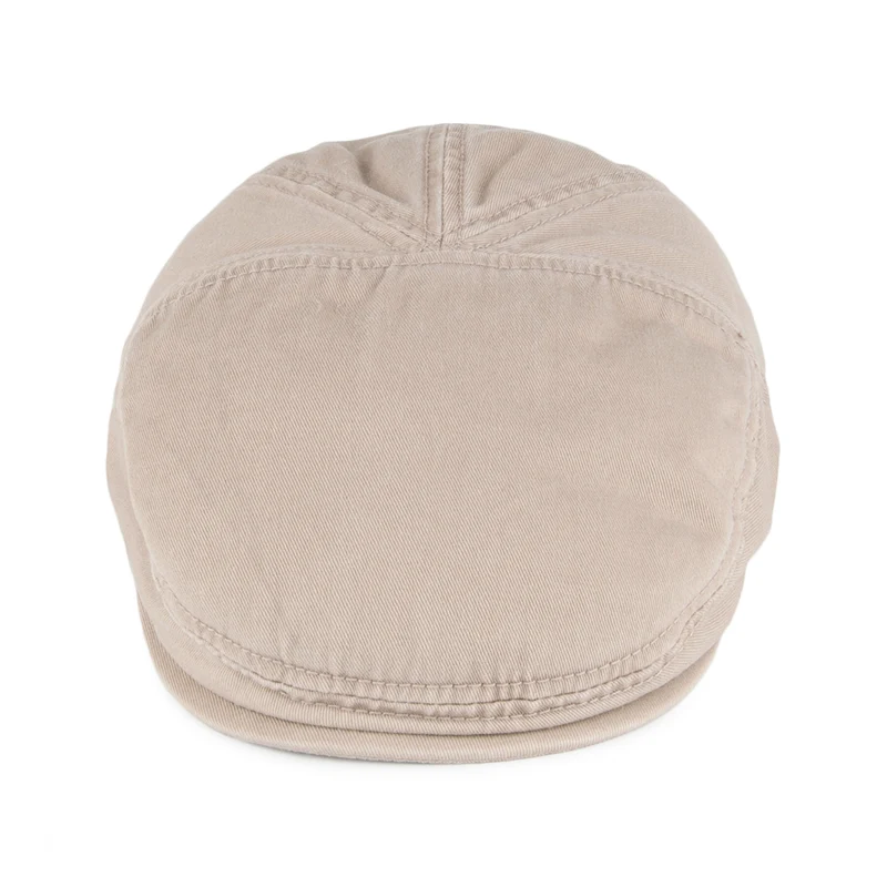 Casquette Plate en Coton Paradise beige sable STETSON