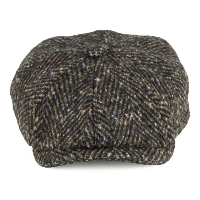 Casquette Gavroche à Larges Chevrons olive OLNEY