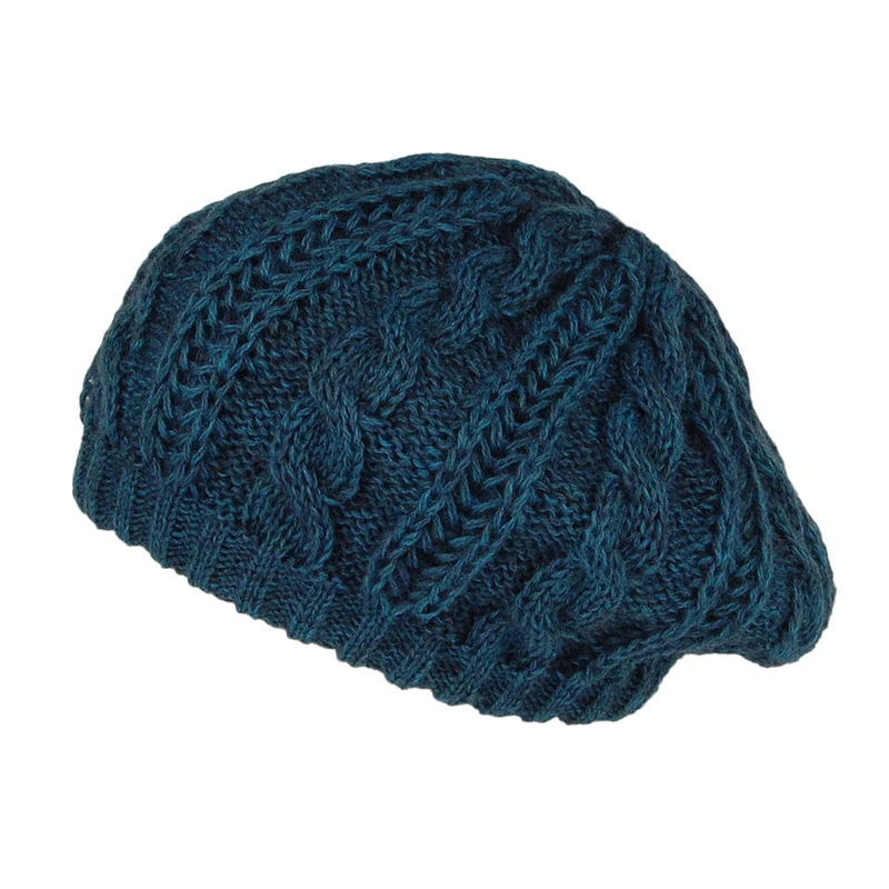 Béret à Torsades bleu sarcelle WHITELEY