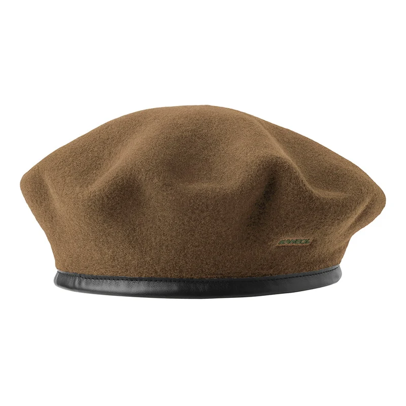 Béret Militaire en Laine Monty camel KANGOL