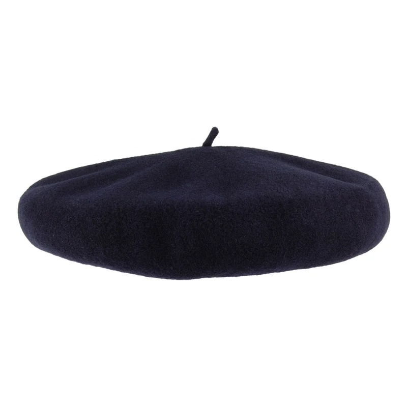 Béret en Cachemire bleu marine LAULHÈRE
