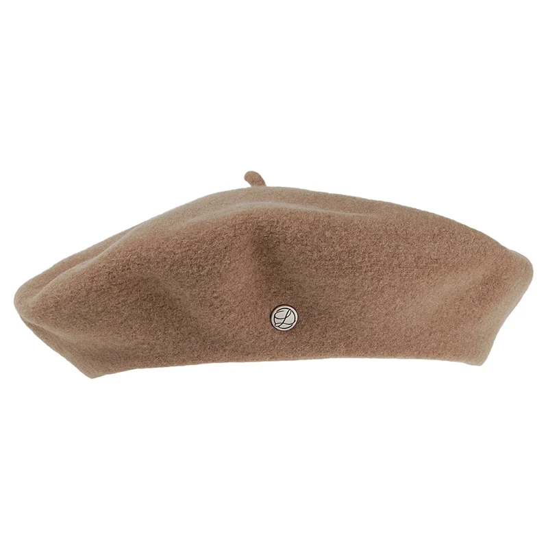 Béret Authentique en Laine Mérinos sable LAULHÈRE