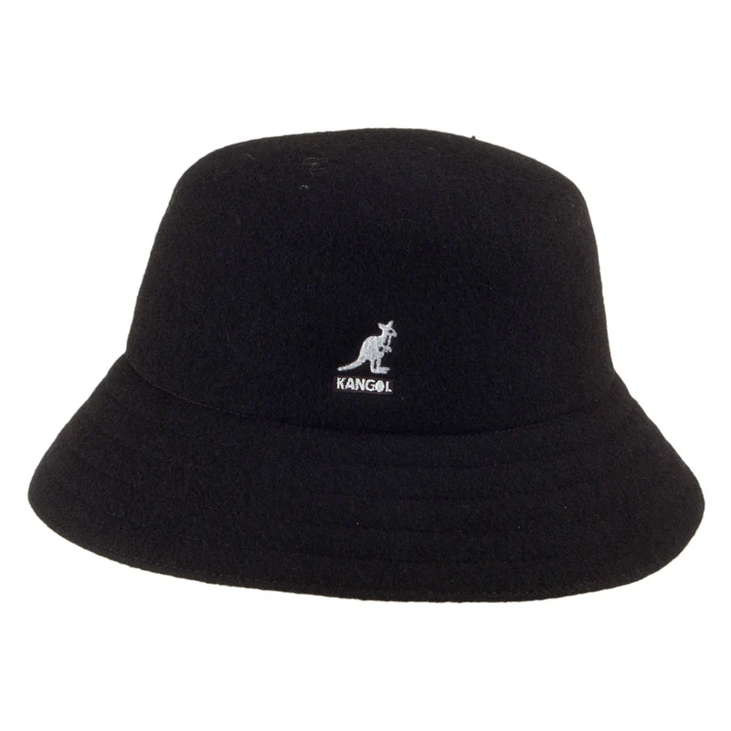 Chapeau Bob en Laine Lahinch noir KANGOL