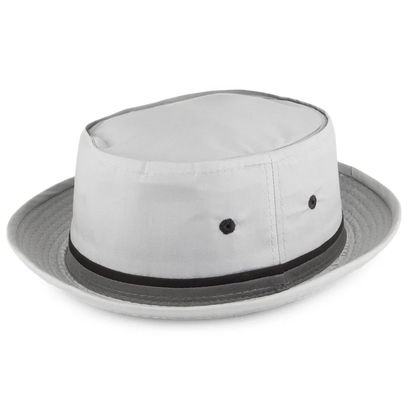 Chapeau Bob Pliable gris clair DORFMAN-PACIFIC