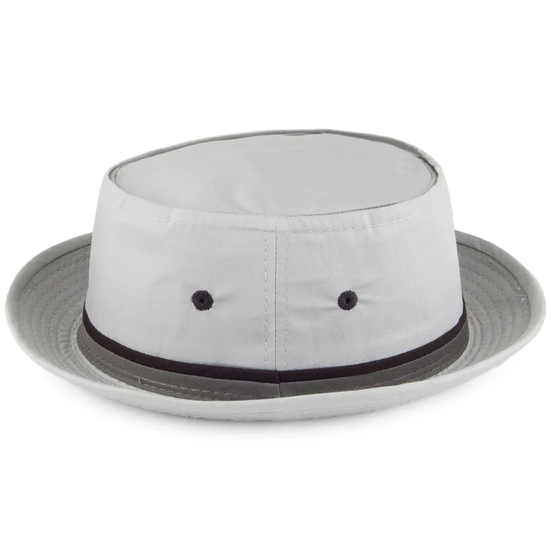 Chapeau Bob Pliable gris clair DORFMAN-PACIFIC