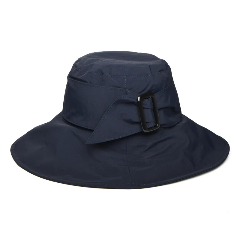 Chapeau de Pluie Hydrofuge avec Boucle bleu marine WHITELEY