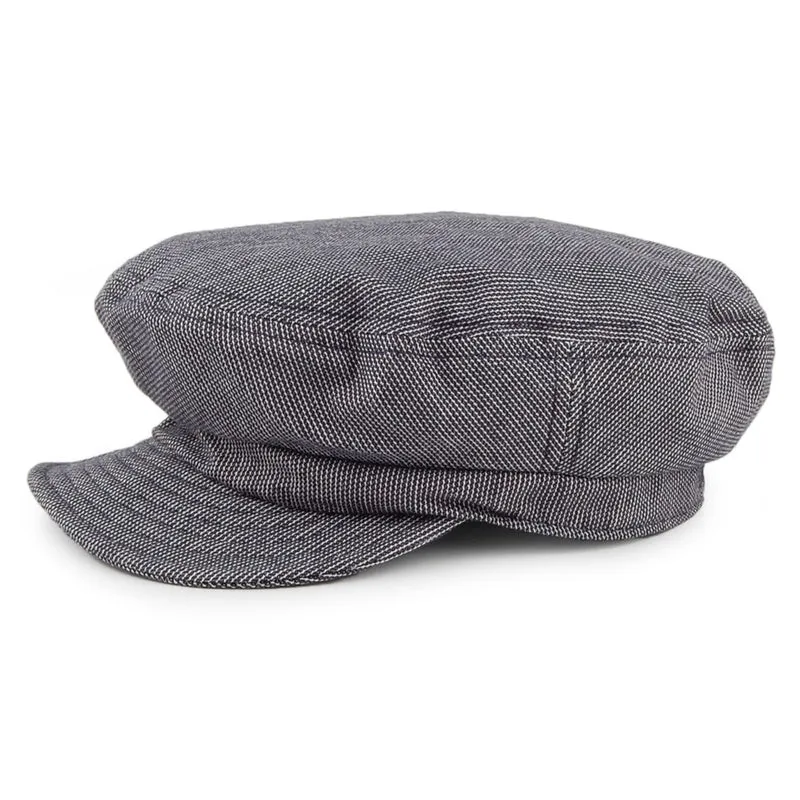 Casquette de Marin Non Structurée à Fines Rayures bleu marine-blanc BRIXTON