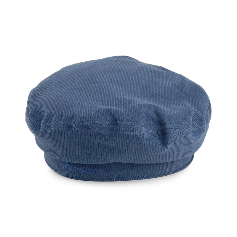 Casquette de Marin en Velours Côtéle bleu marine BRIXTON