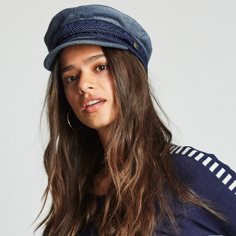 Casquette de Marin Fiddler Albany bleu marine BRIXTON