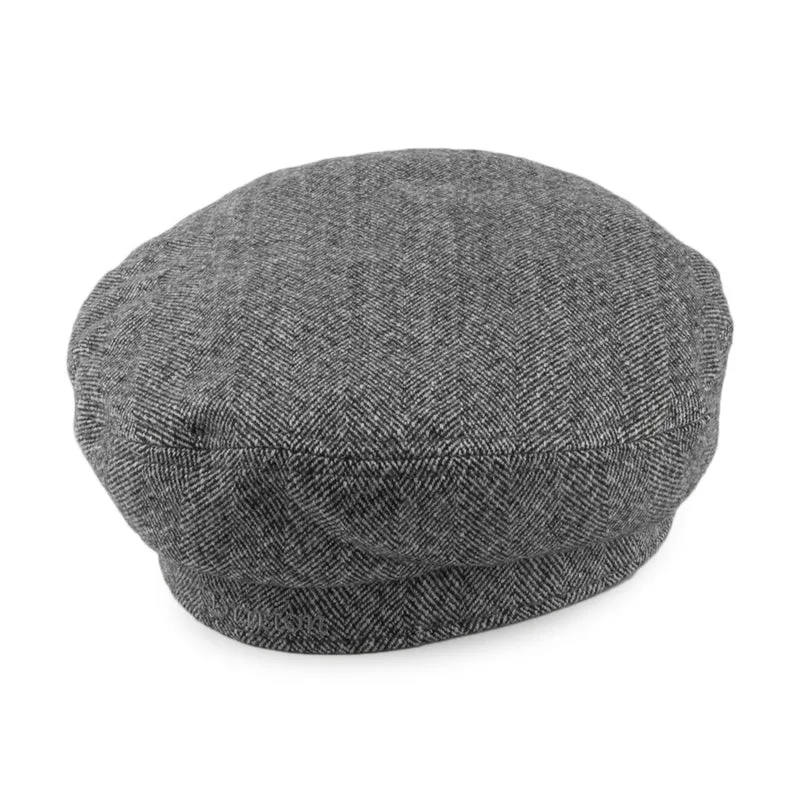 Casquette de Marin Fiddler à Chevrons gris-crème BRIXTON
