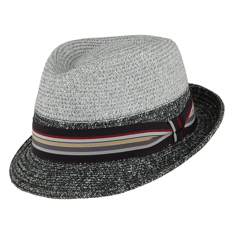 Chapeau Trilby Rokit Teardrop gris clair BAILEY
