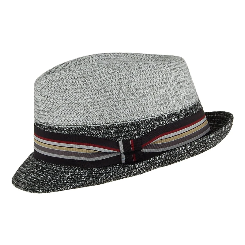 Chapeau Trilby Rokit Teardrop gris clair BAILEY