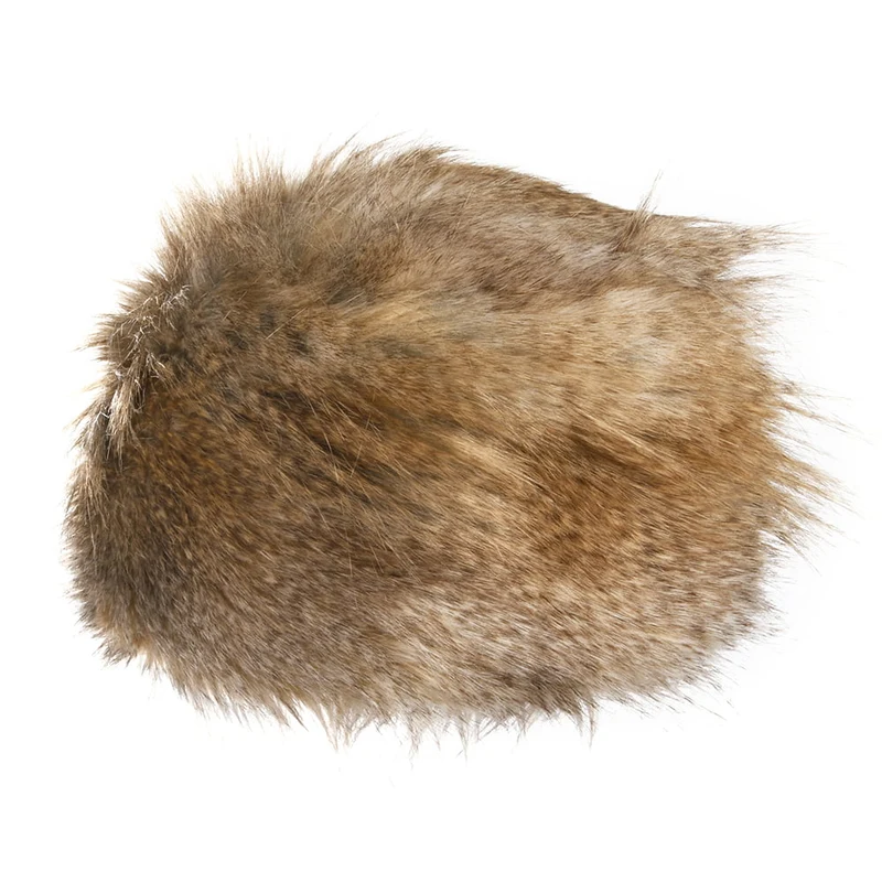 Chapeau Calot Femme Hiver en Fausse Fourrure sable HELEN MOORE