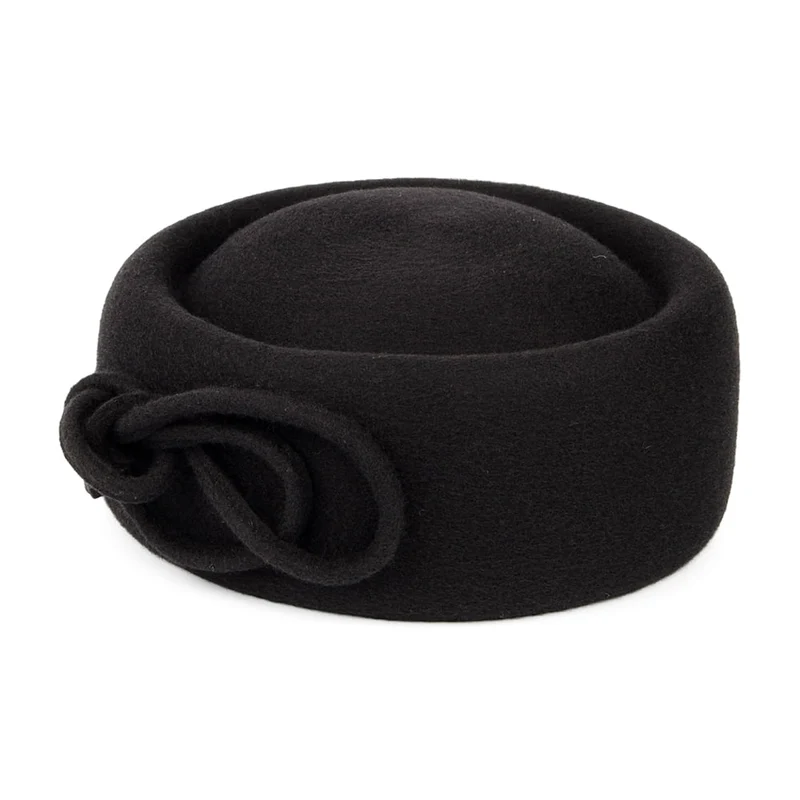 Chapeau Calot Bouvier en Laine noir WHITELEY