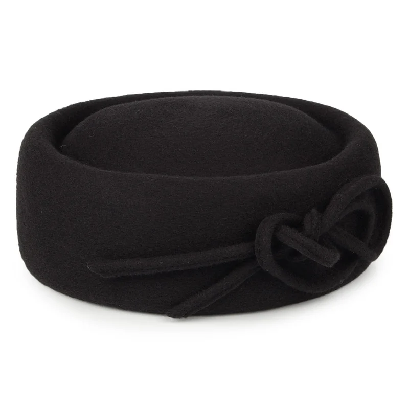 Chapeau Calot Bouvier en Laine noir WHITELEY