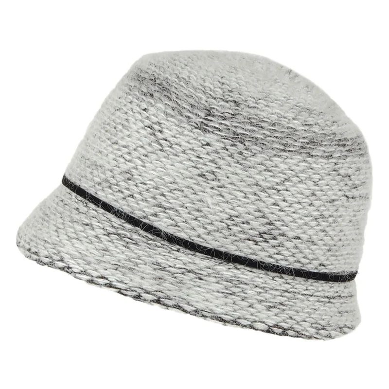 Chapeau Cloche Hiver Lauren mélange de noirs DORFMAN PACIFIC