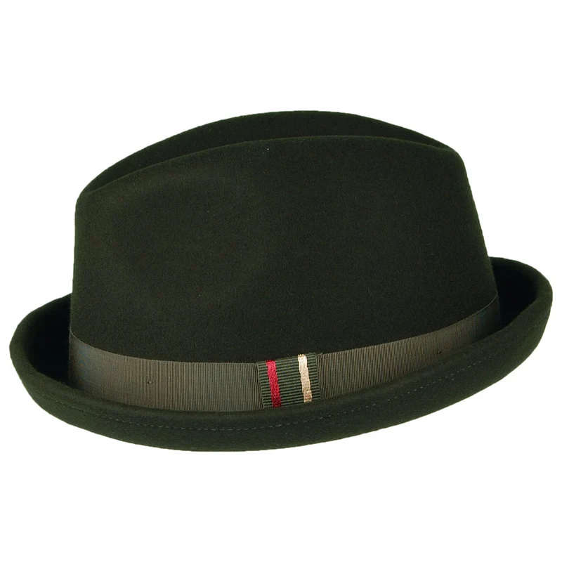 Chapeau Trilby en Laine Feutrée New Orleans mousse CHRISTYS