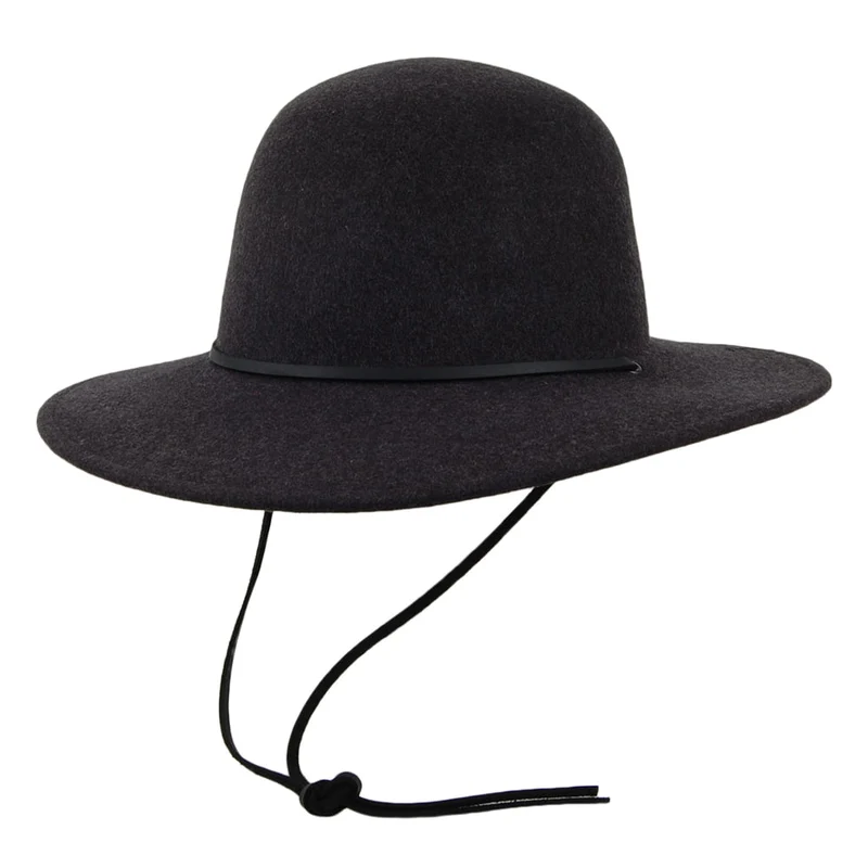 Chapeau Australien Tiller III mélange de noirs BRIXTON