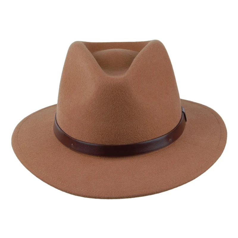 Chapeau Fedora Messer caramel BRIXTON