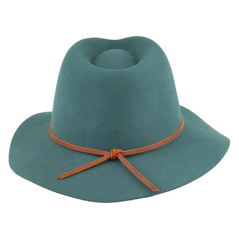 Chapeau Fedora Wesley émeraude BRIXTON