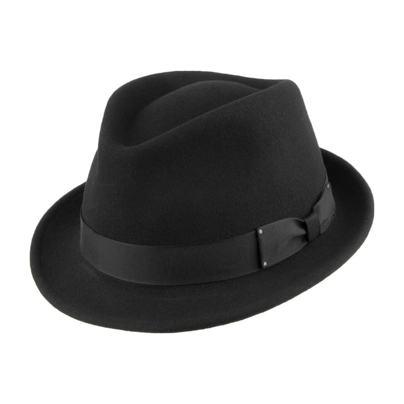 Chapeau Trilby Déformable Wynn noir BAILEY