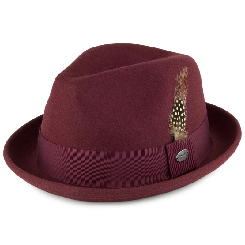 Chapeau Trilby Cloyd bordeaux BAILEY