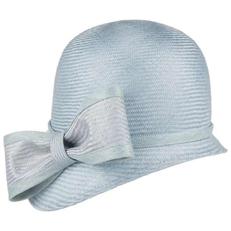 Chapeau Cloche avec Nœud Anna bleu clair WHITELEY