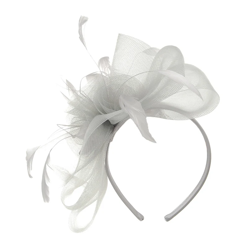 Chapeau Bibi Ferne argenté JANE ANNE DESIGNS
