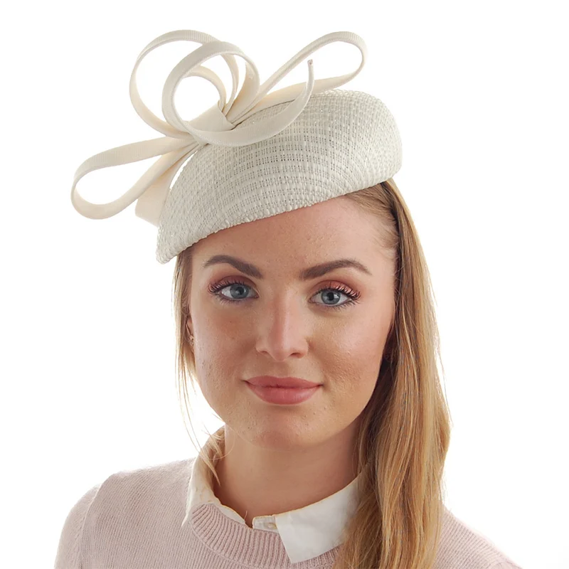Chapeau Calot Lucille ivoire WHITELEY