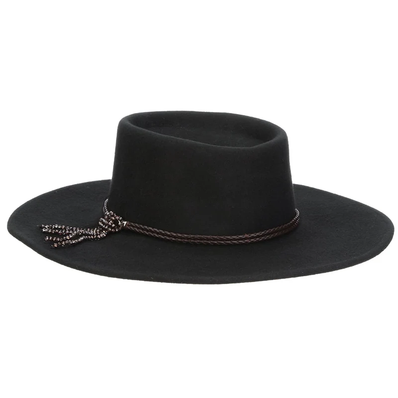 Chapeau Gaucho en Laine Feutrée Gela noir SCALA