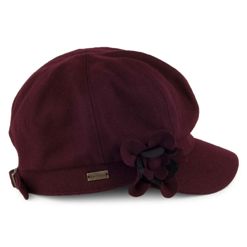 Casquette Gavroche Lydia prune BETMAR