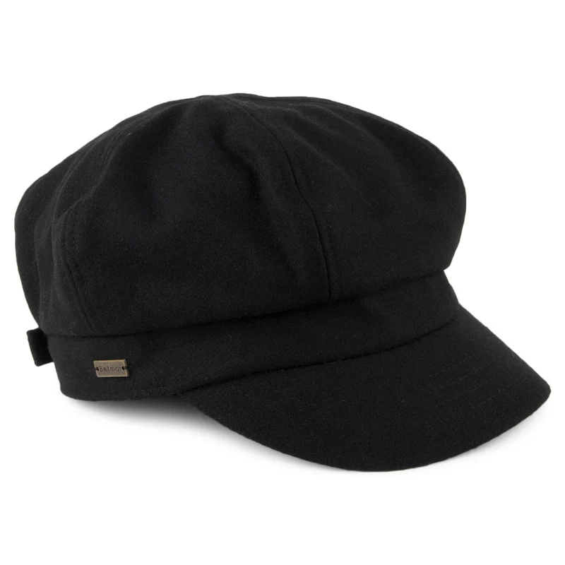 Casquette Gavroche Boy Meets Girl noir BETMAR